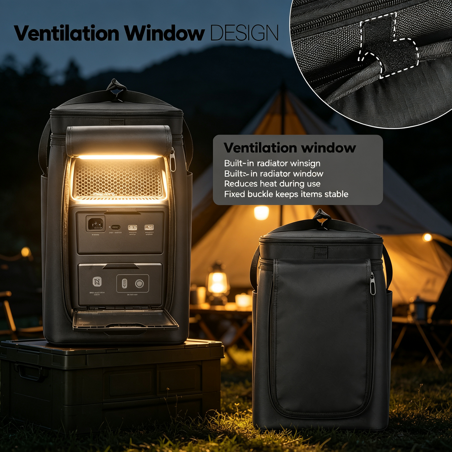 Portable Power Station Carry Bag