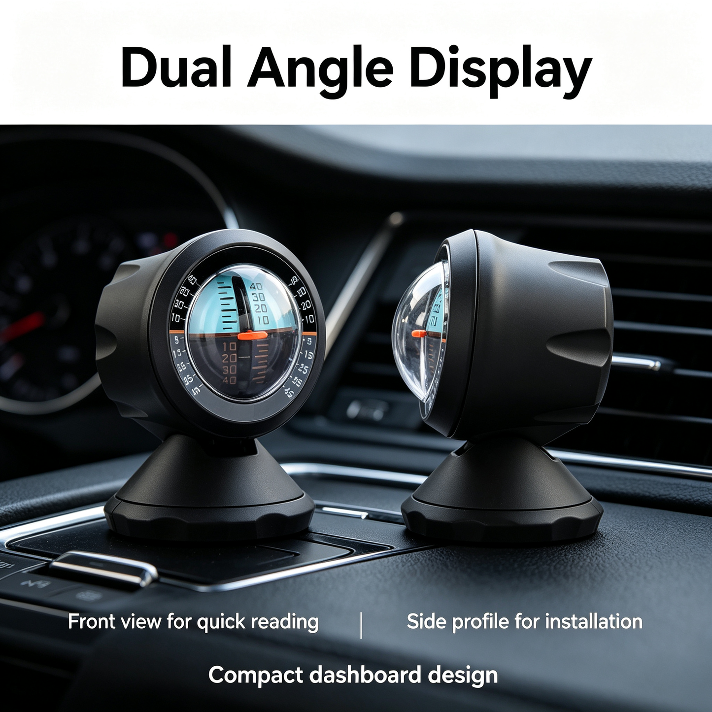 Car Inclinometer Tilt Gauge