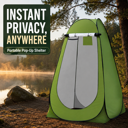 Portable Pop-Up Privacy Tent, 120 × 120 × 185 cm Outdoor Changing &amp; Shower Shelter